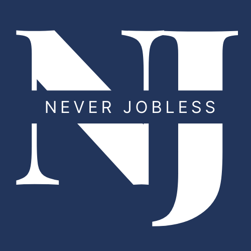Neverjobless Round Logo